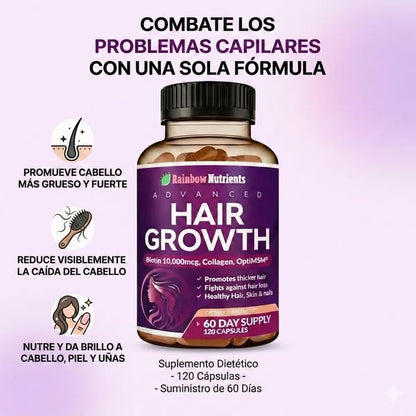 Vitaminas para el crecimiento del cabello