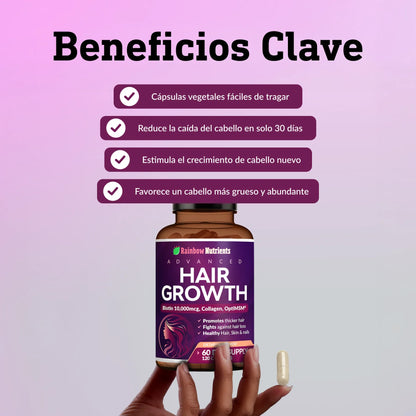 Vitaminas para el crecimiento del cabello