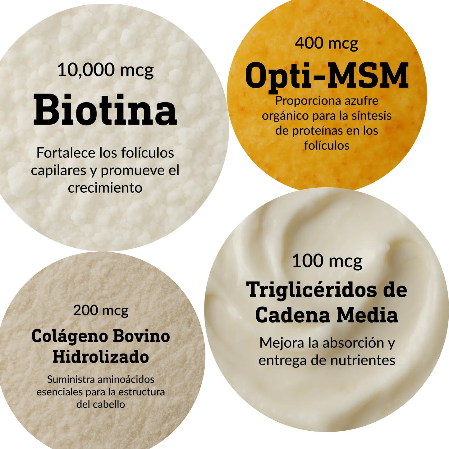 Vitaminas para el crecimiento del cabello