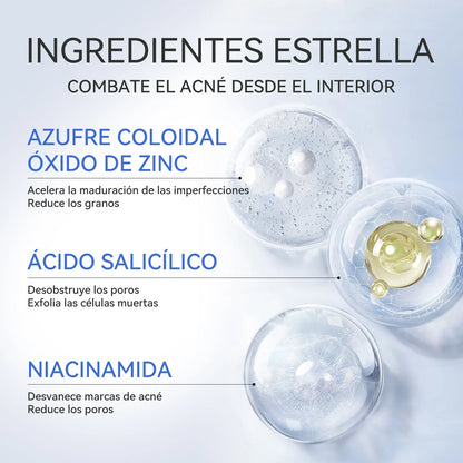 Loción secante para el tratamiento del acné
