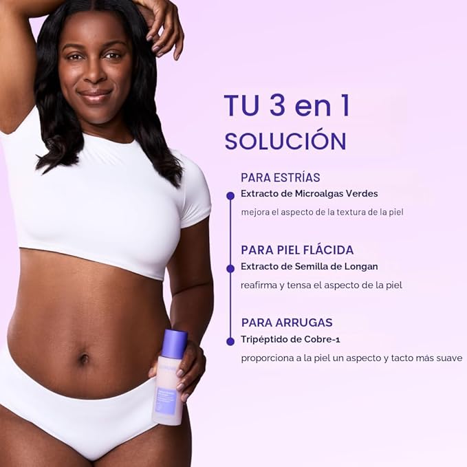 GoPure - Crema abdominal reductora de estrías y celulitis.