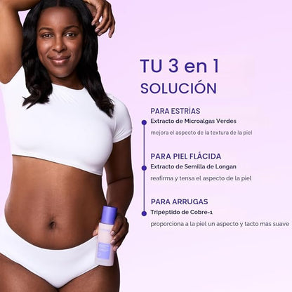 GoPure - Crema abdominal reductora de estrías y celulitis.