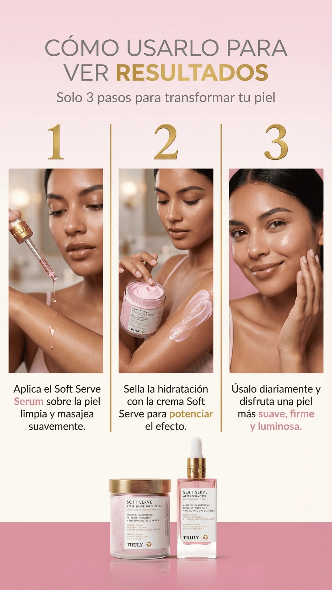 🍓 Dúo truly Post‑Depilación Premium: Calmante + Hidratante 🍓