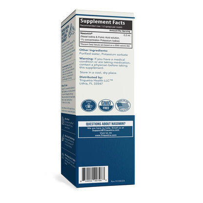 Spray Nasal de Yodo — Limpieza nasal profunda.