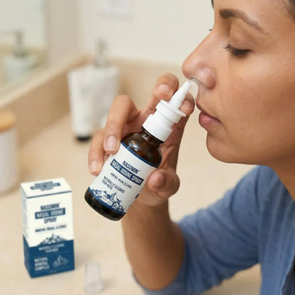 Spray Nasal de Yodo — Limpieza nasal profunda.